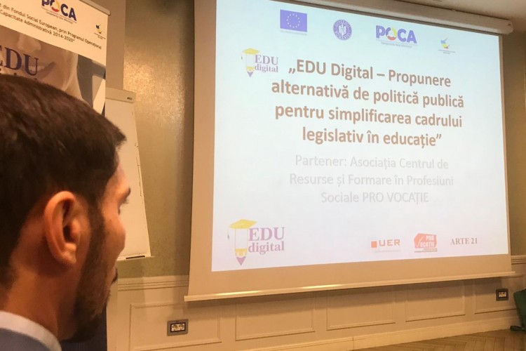 EDU Digital - Propunere alternativă de politică publică pentru simplificarea cadrului legislativ în educație